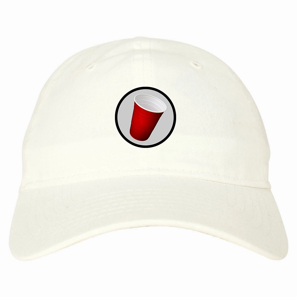 Red Party Cup Chest Mens Dad Hat Baseball Cap