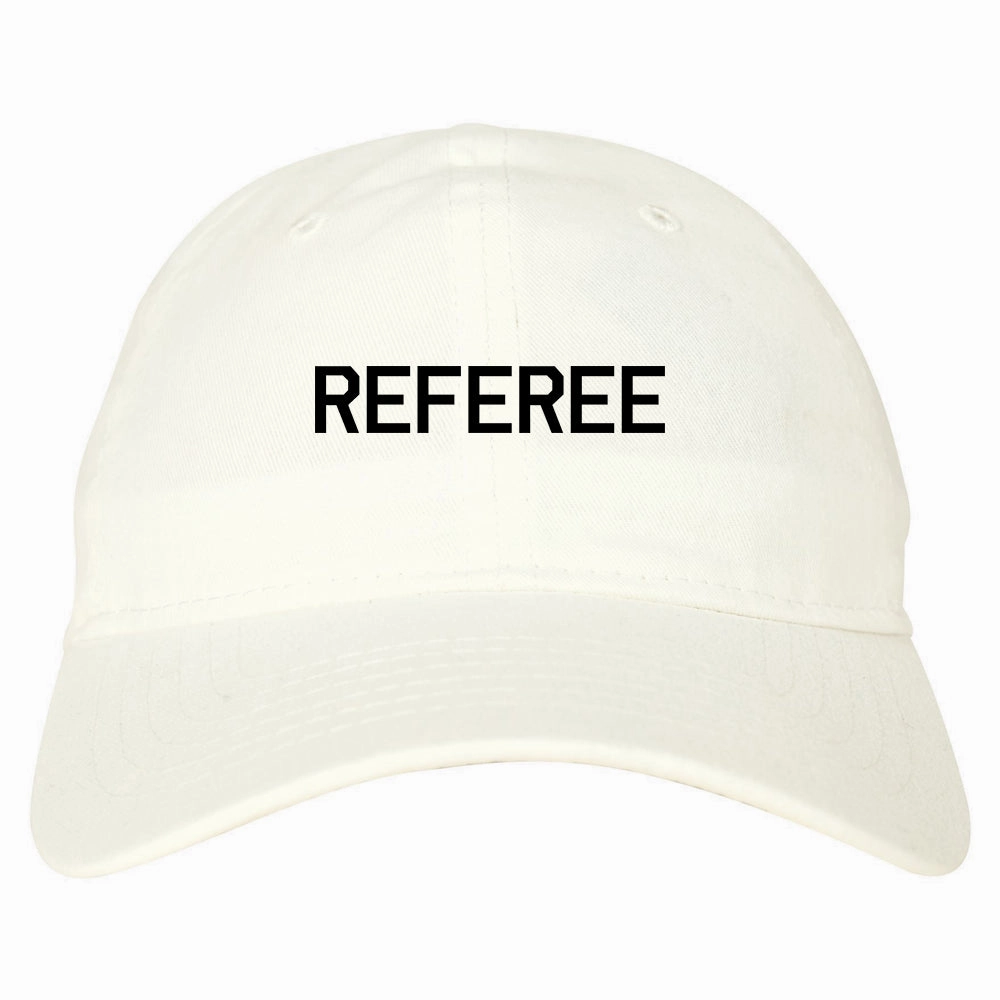 Referee Soccer Football Mens Dad Hat Baseball Cap