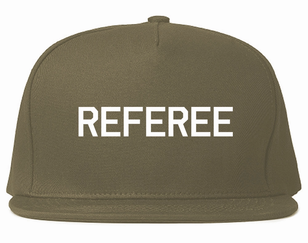 Referee Soccer Football Mens Snapback Hat