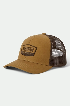 Regal Netplus Trucker Hat - Dark Khaki/Coffee