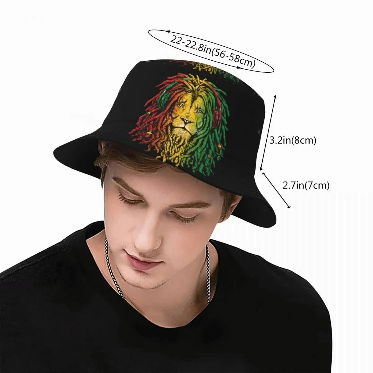 Reggae Lion Bucket Hat