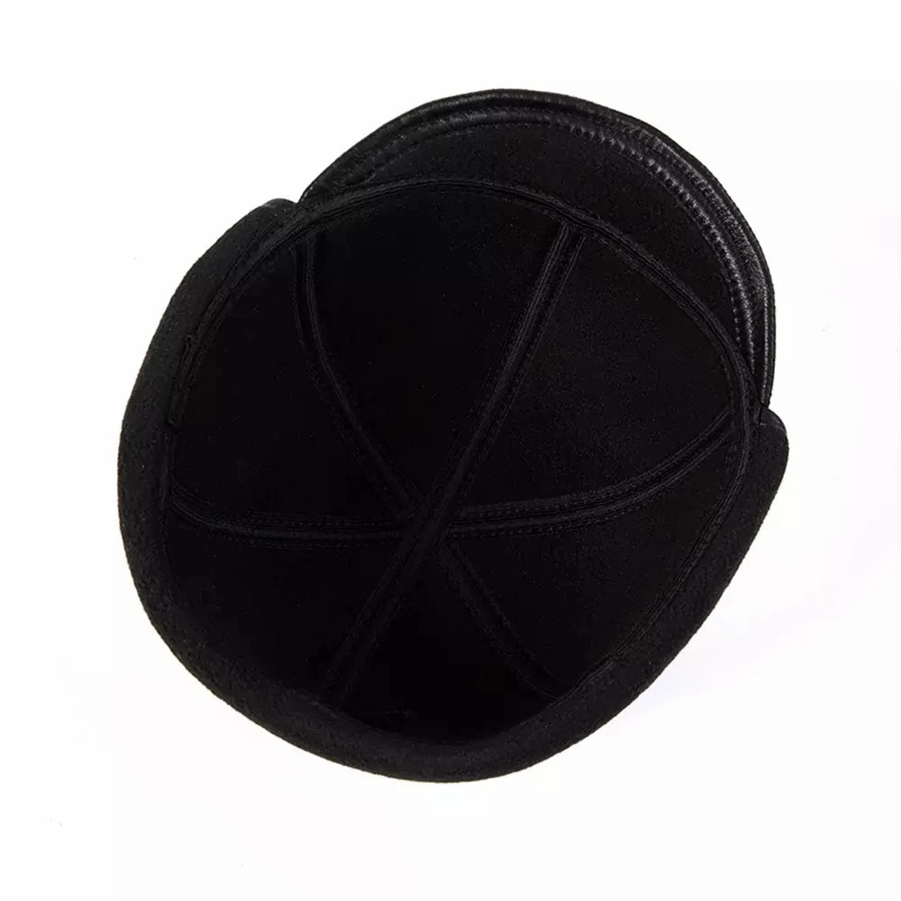 Renton Earflaps Genuine Leather Cap