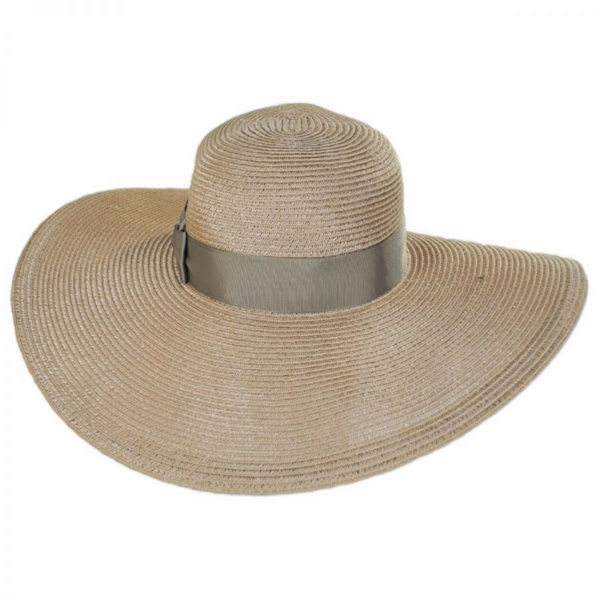 Resort Straw Swinger Wide Brim Hat