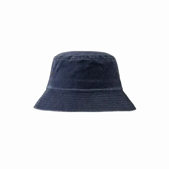 Retro Washed Cotton Bucket Hat