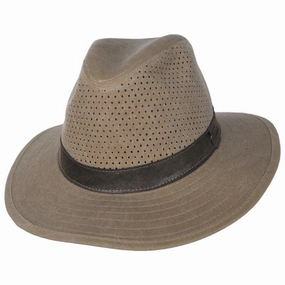 Reverie Cotton Safari Fedora Hat