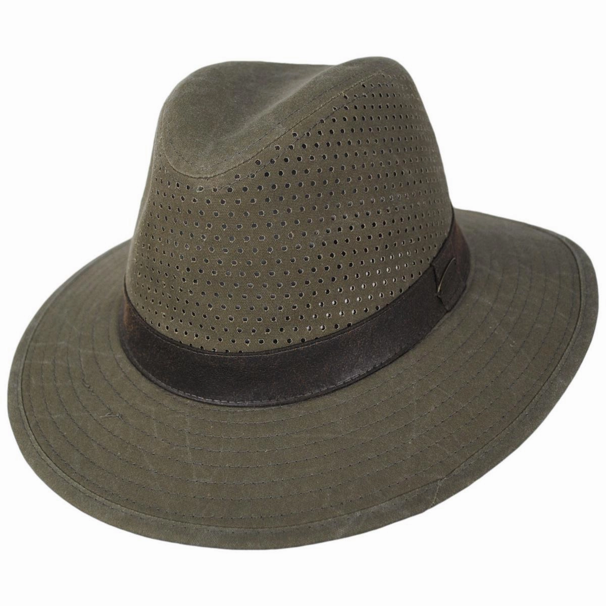 Reverie Cotton Safari Fedora Hat