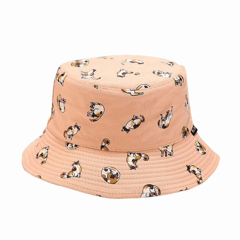 Reversible Cat Bucket Hat