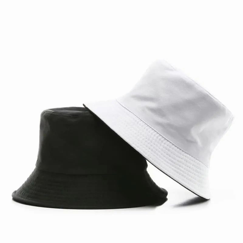 Reversible Plain Bucket Hat