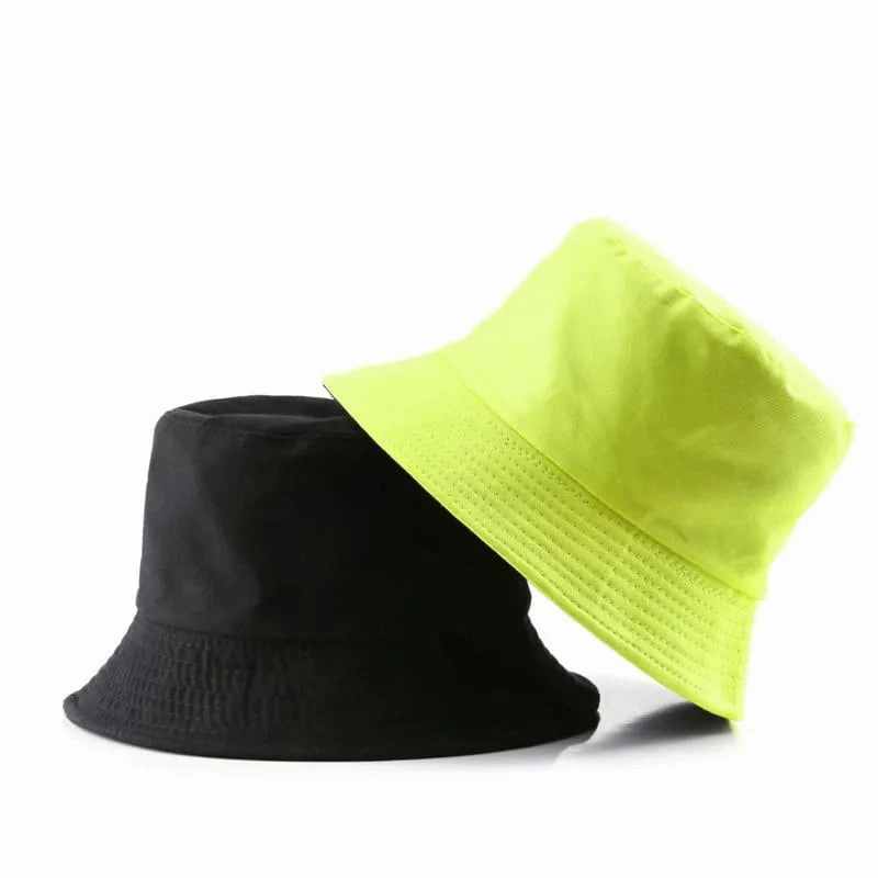 Reversible Plain Bucket Hat