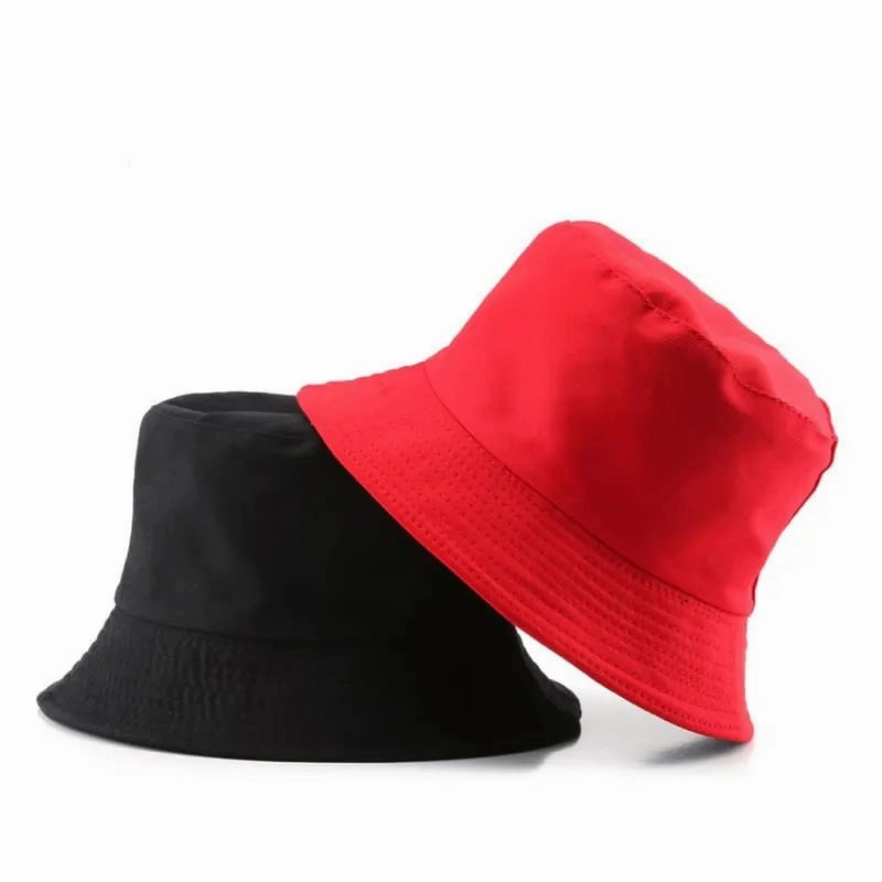 Reversible Plain Bucket Hat