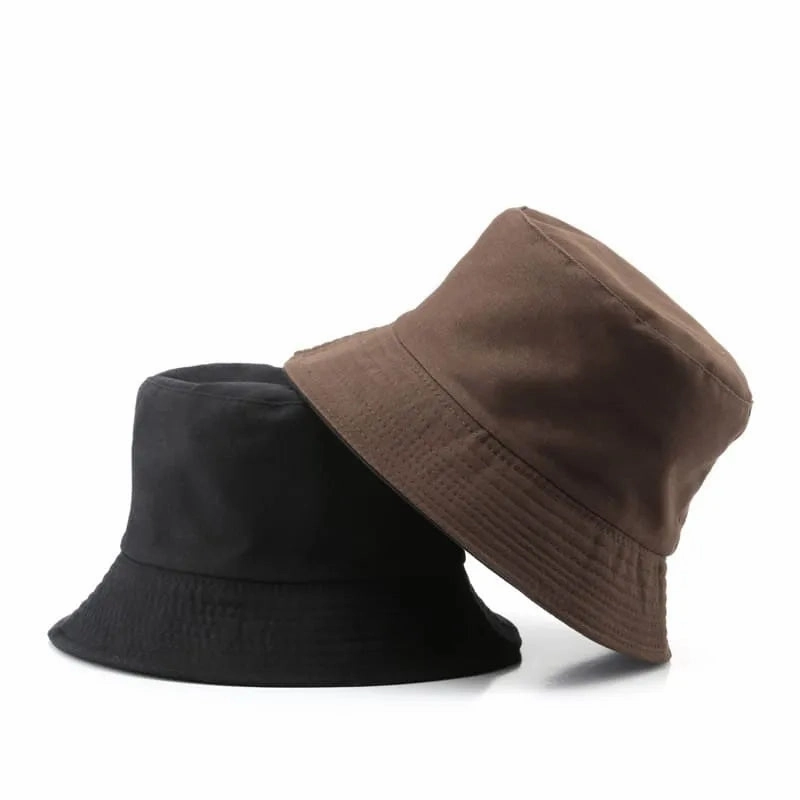 Reversible Plain Bucket Hat