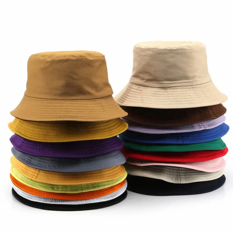 Reversible Plain Bucket Hat