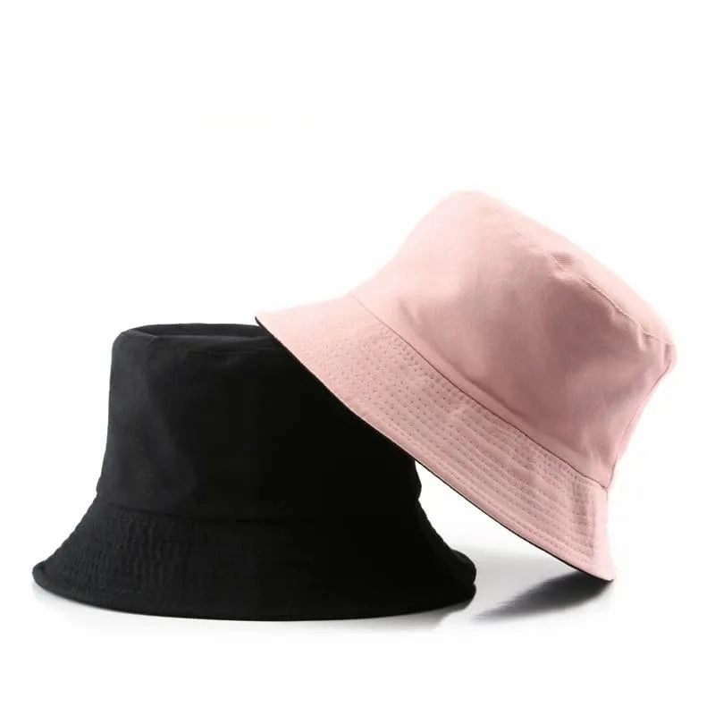 Reversible Plain Bucket Hat