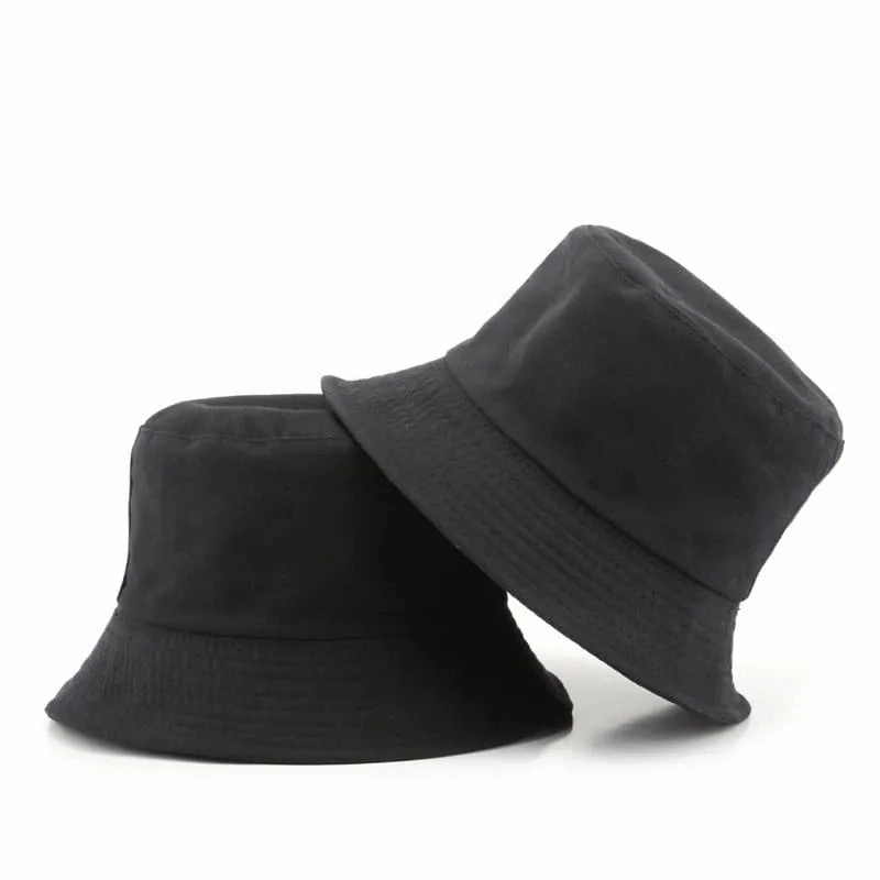 Reversible Plain Bucket Hat