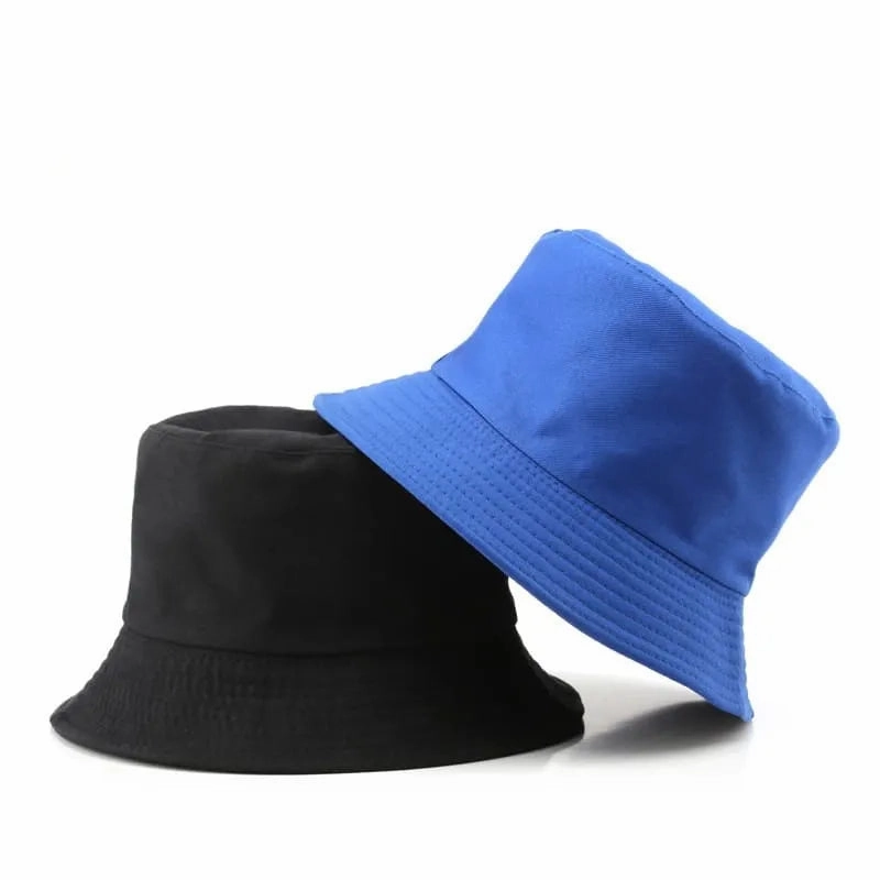 Reversible Plain Bucket Hat