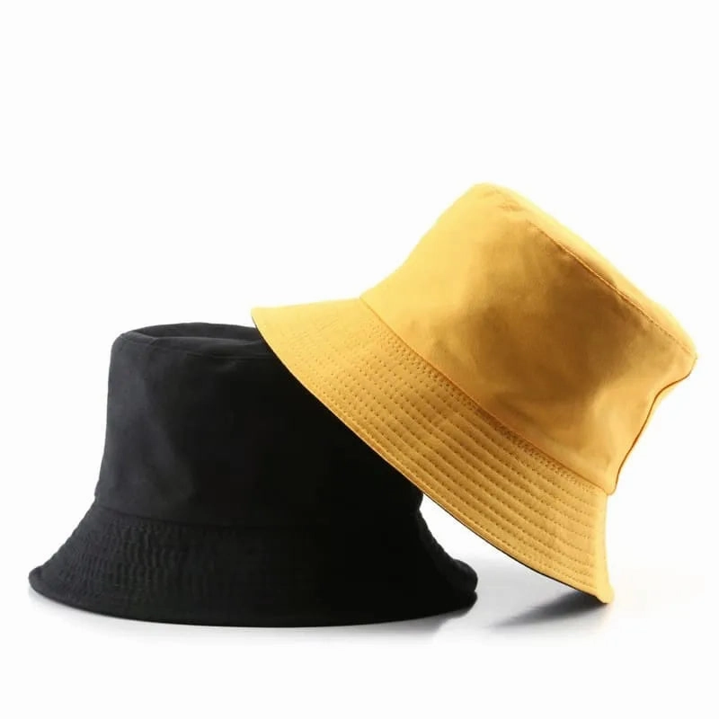 Reversible Plain Bucket Hat