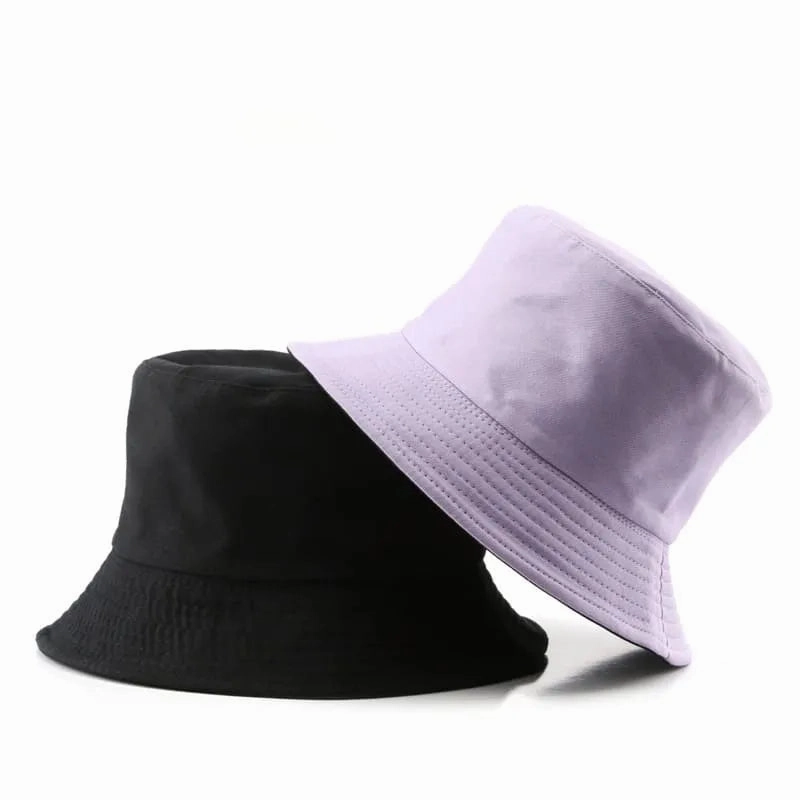 Reversible Plain Bucket Hat