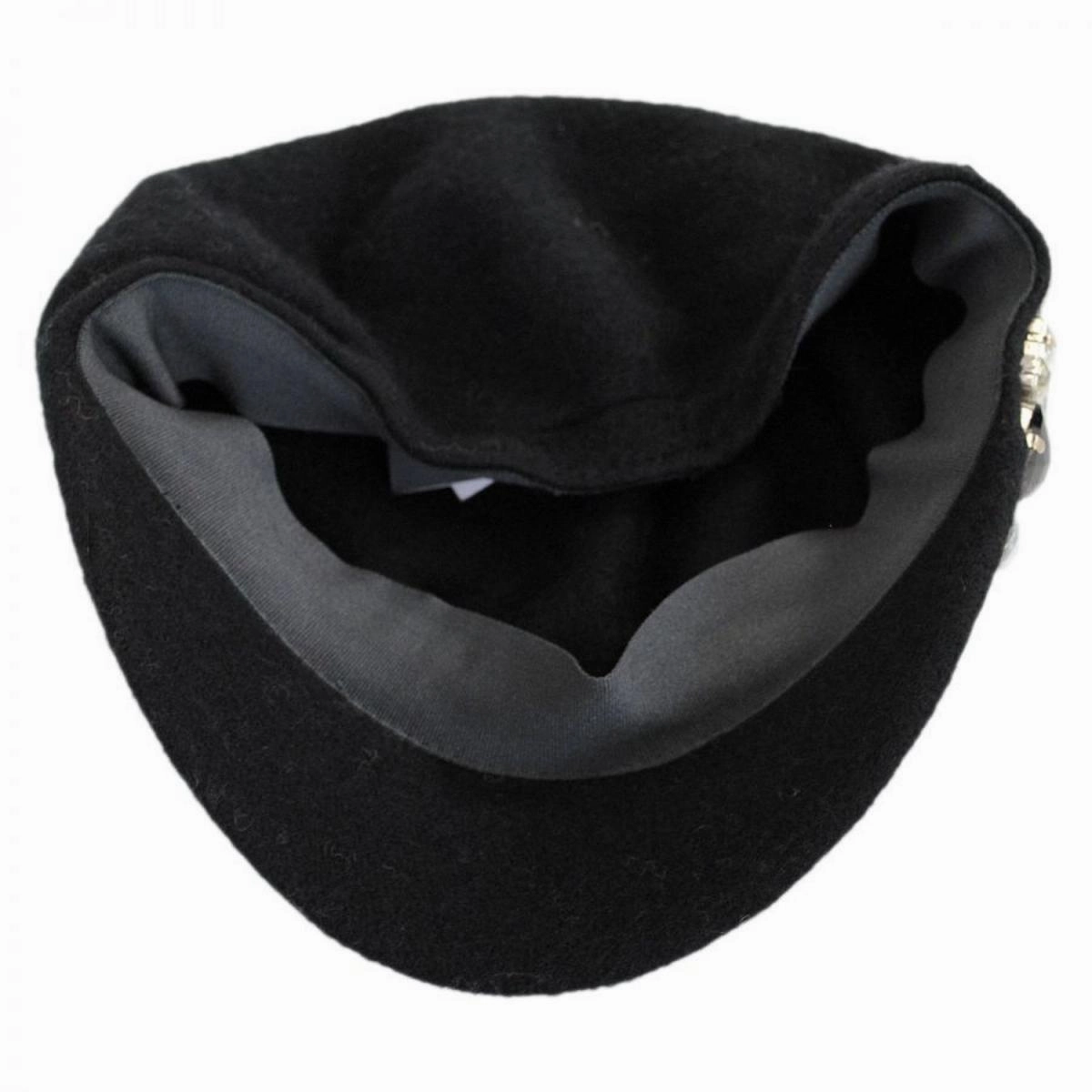 Rhinestone Wool Cap