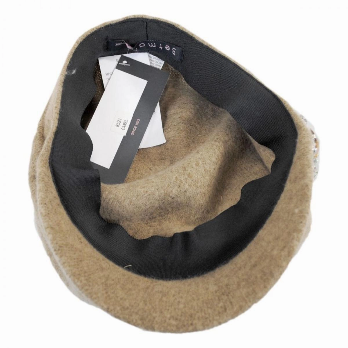 Rhinestone Wool Cap