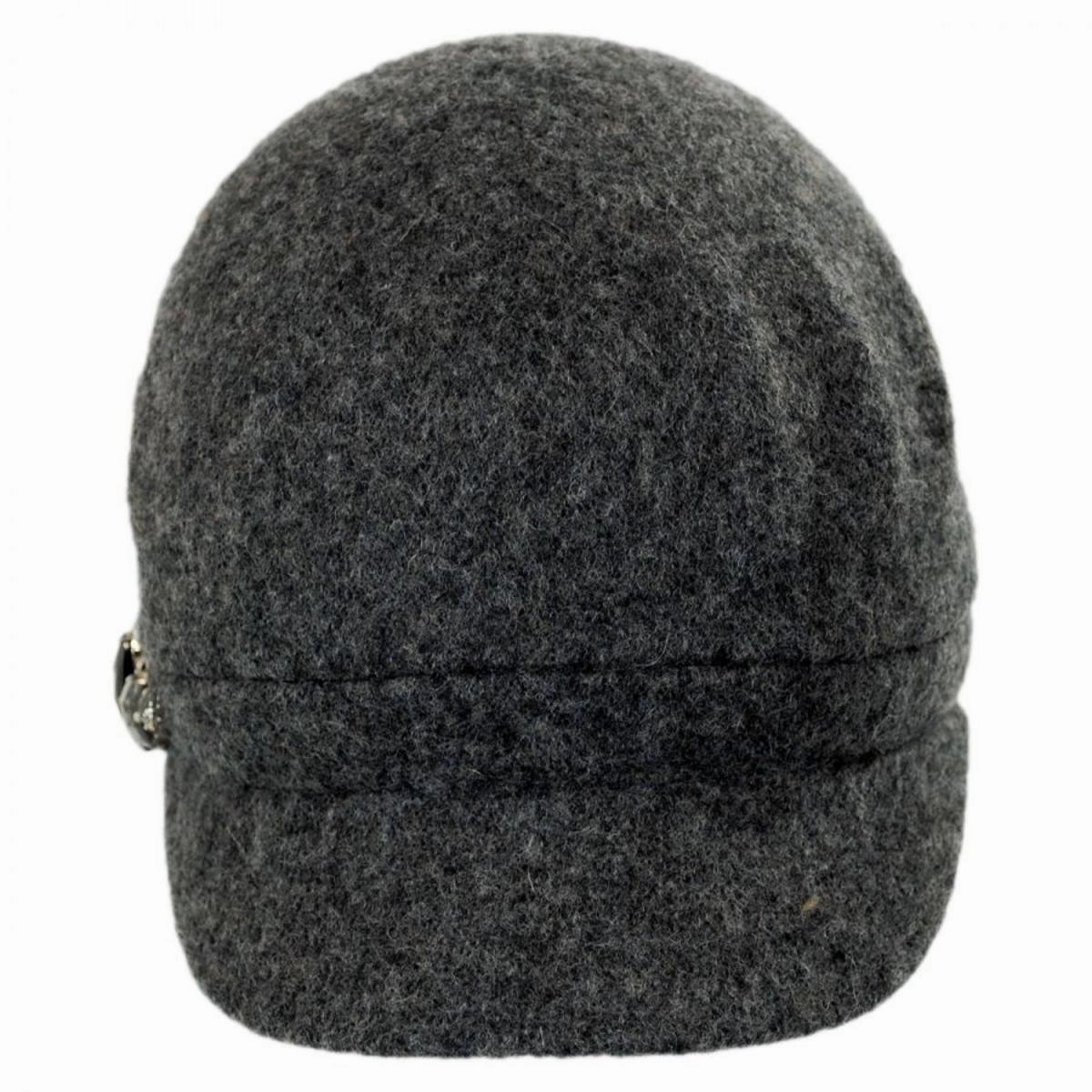 Rhinestone Wool Cap