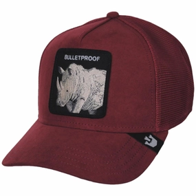 Rhino Suede Mesh  Trucker Snapback Baseball Cap