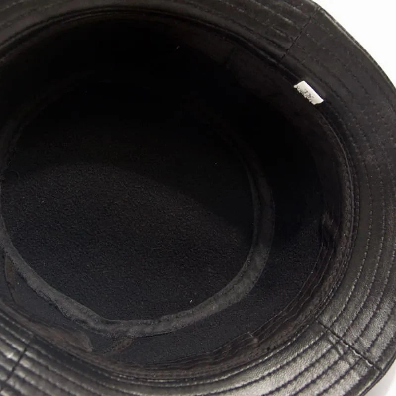 Ricard Genuine Leather Bucket Hat
