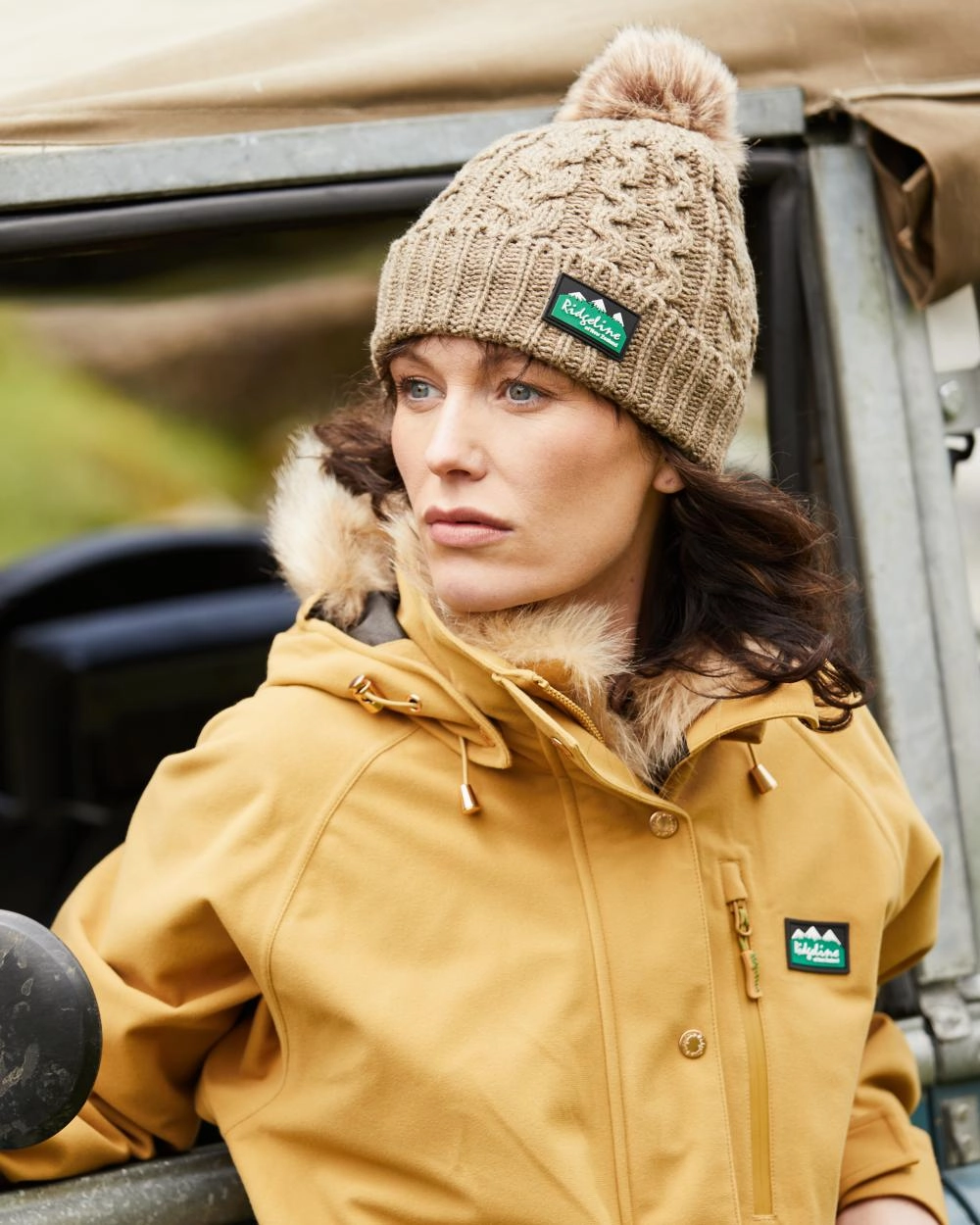 Ridgeline Nordic Fleck Bobble Hat