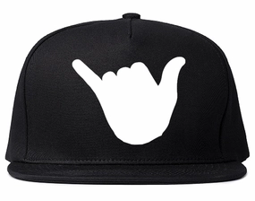 Rock On Hand Chest Mens Snapback Hat