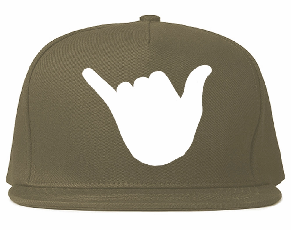 Rock On Hand Chest Mens Snapback Hat
