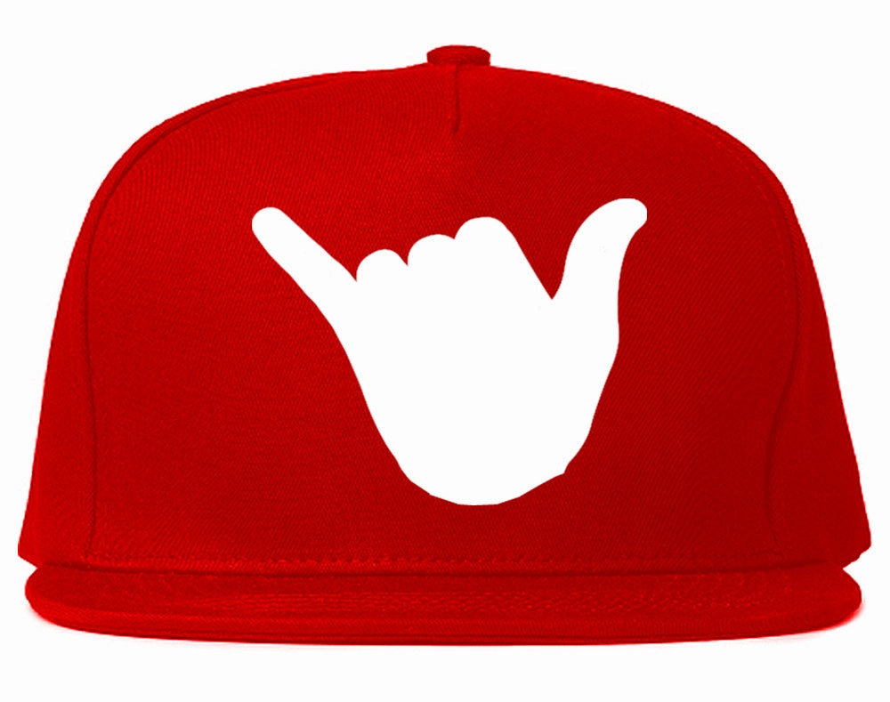 Rock On Hand Chest Mens Snapback Hat