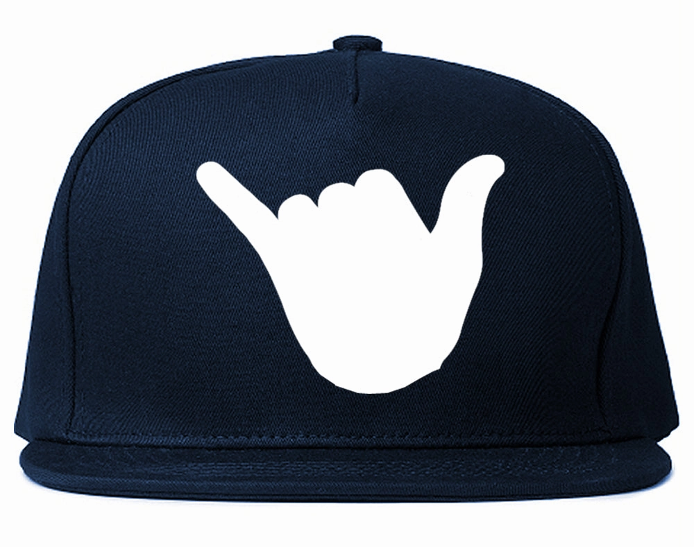 Rock On Hand Chest Mens Snapback Hat