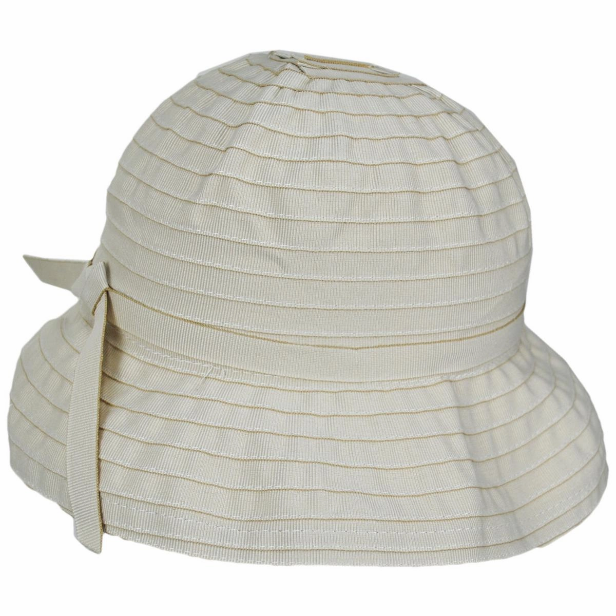 Roller Ribbon Cotton Blend Sun Hat