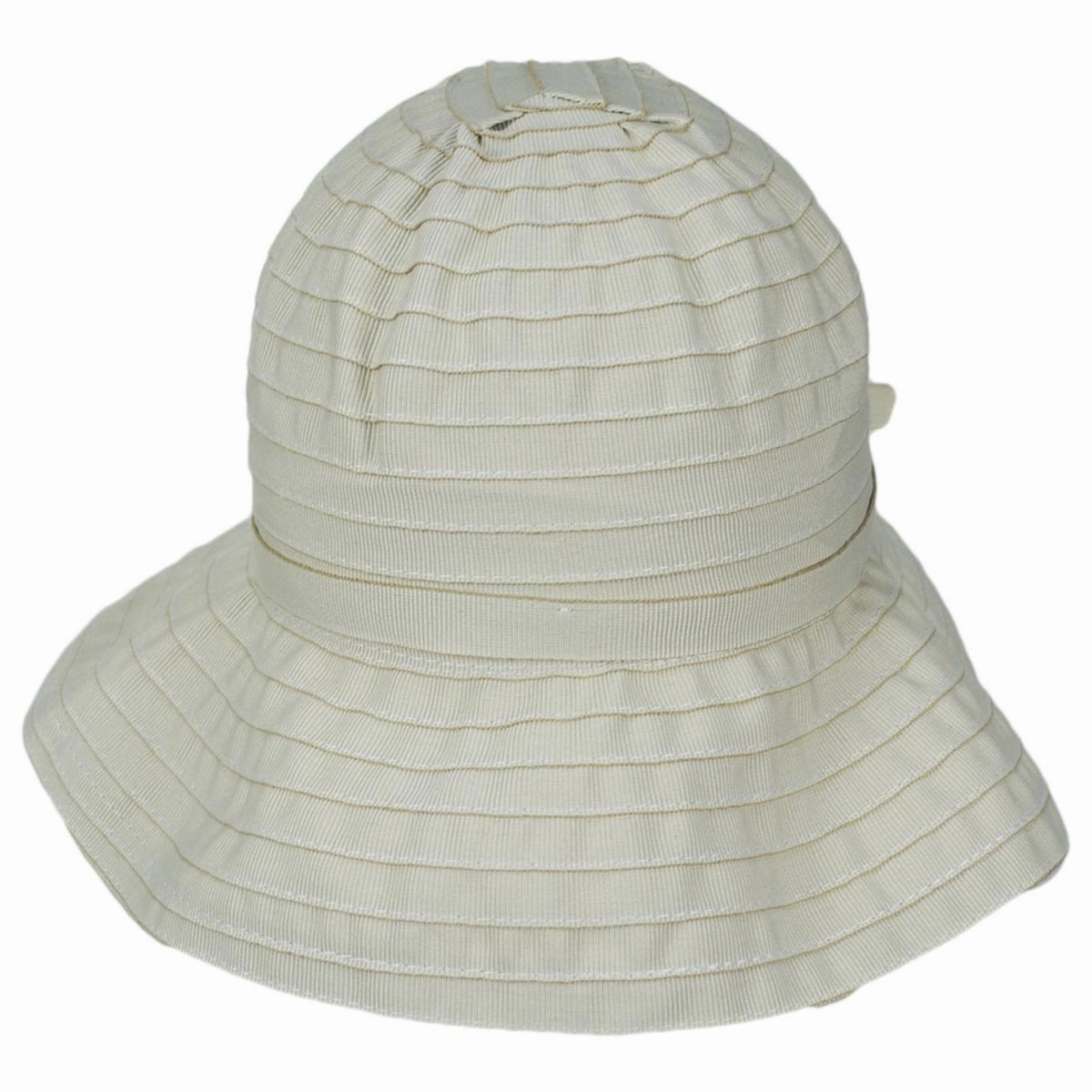 Roller Ribbon Cotton Blend Sun Hat