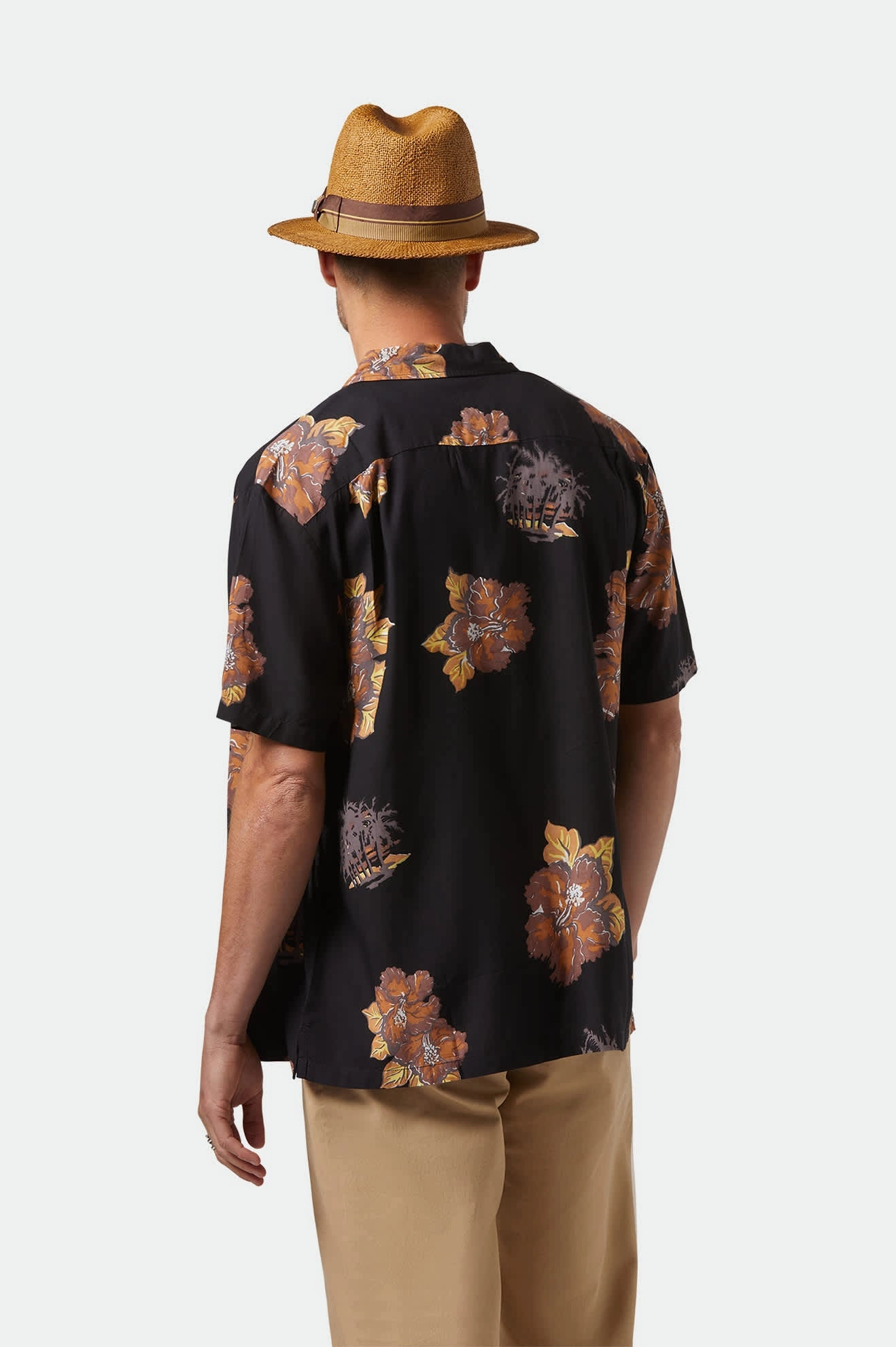 Roma Straw Fedora - Coffee