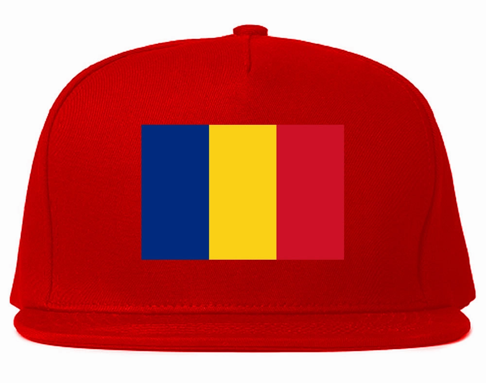 Romania Flag Country Printed Snapback Hat Cap