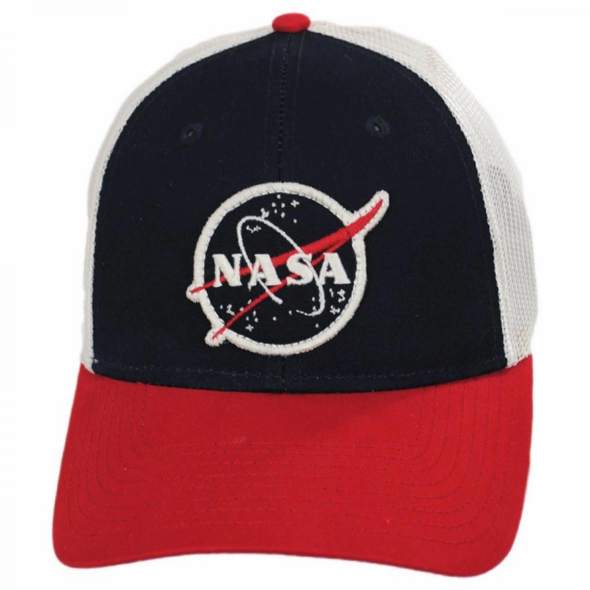 Roughage NASA Mesh Trucker Snapback Baseball Cap