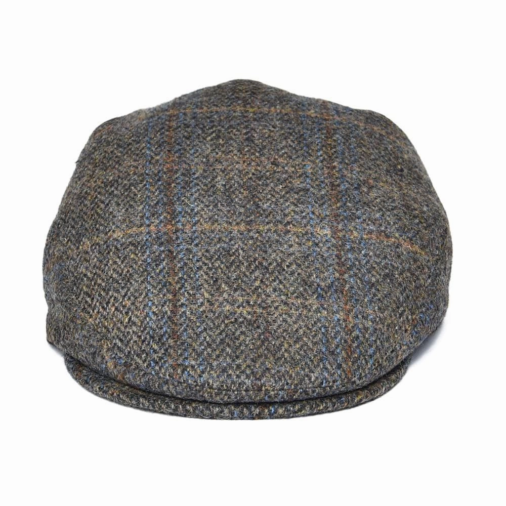 Royal Herringbone Wool Flat Cap