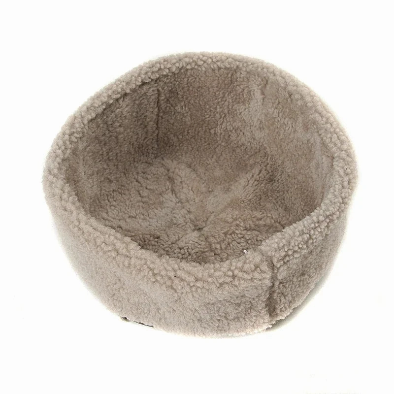 Russian Wool Lined Genuine Leather Docker Cap