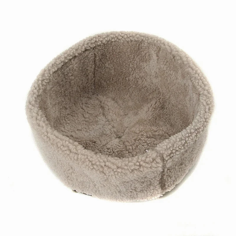 Russian Wool Lined Genuine Leather Docker Cap