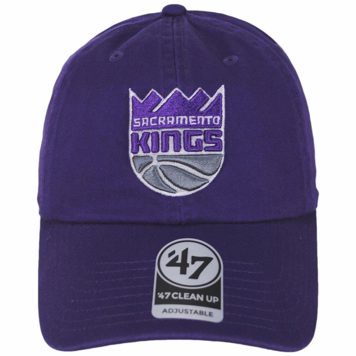 Sacramento Kings NBA Clean Up Strapback Baseball Cap Dad Hat