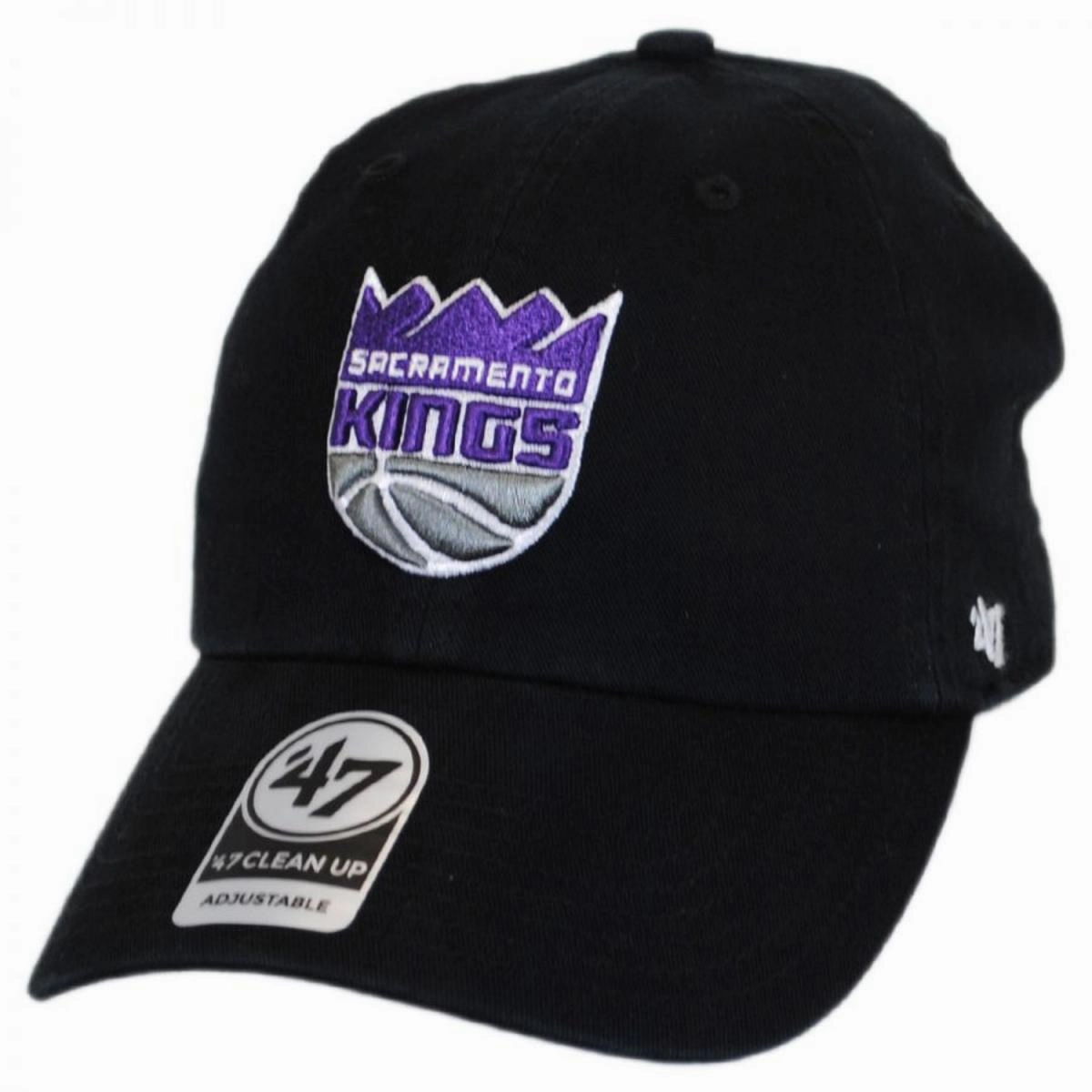 Sacramento Kings NBA Clean Up Strapback Baseball Cap Dad Hat