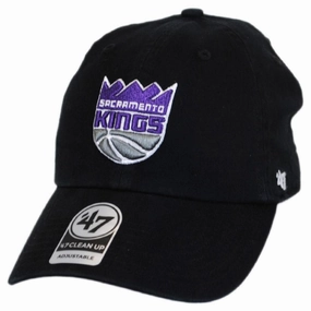 Sacramento Kings NBA Clean Up Strapback Baseball Cap Dad Hat