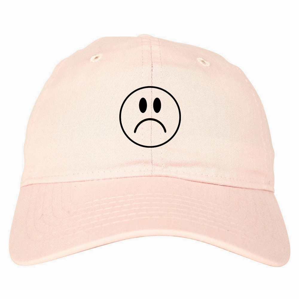 Sad Face Chest Mens Dad Hat Baseball Cap