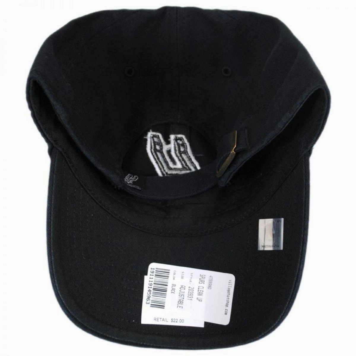 San Antonio Spurs NBA Clean Up Strapback Baseball Cap Dad Hat