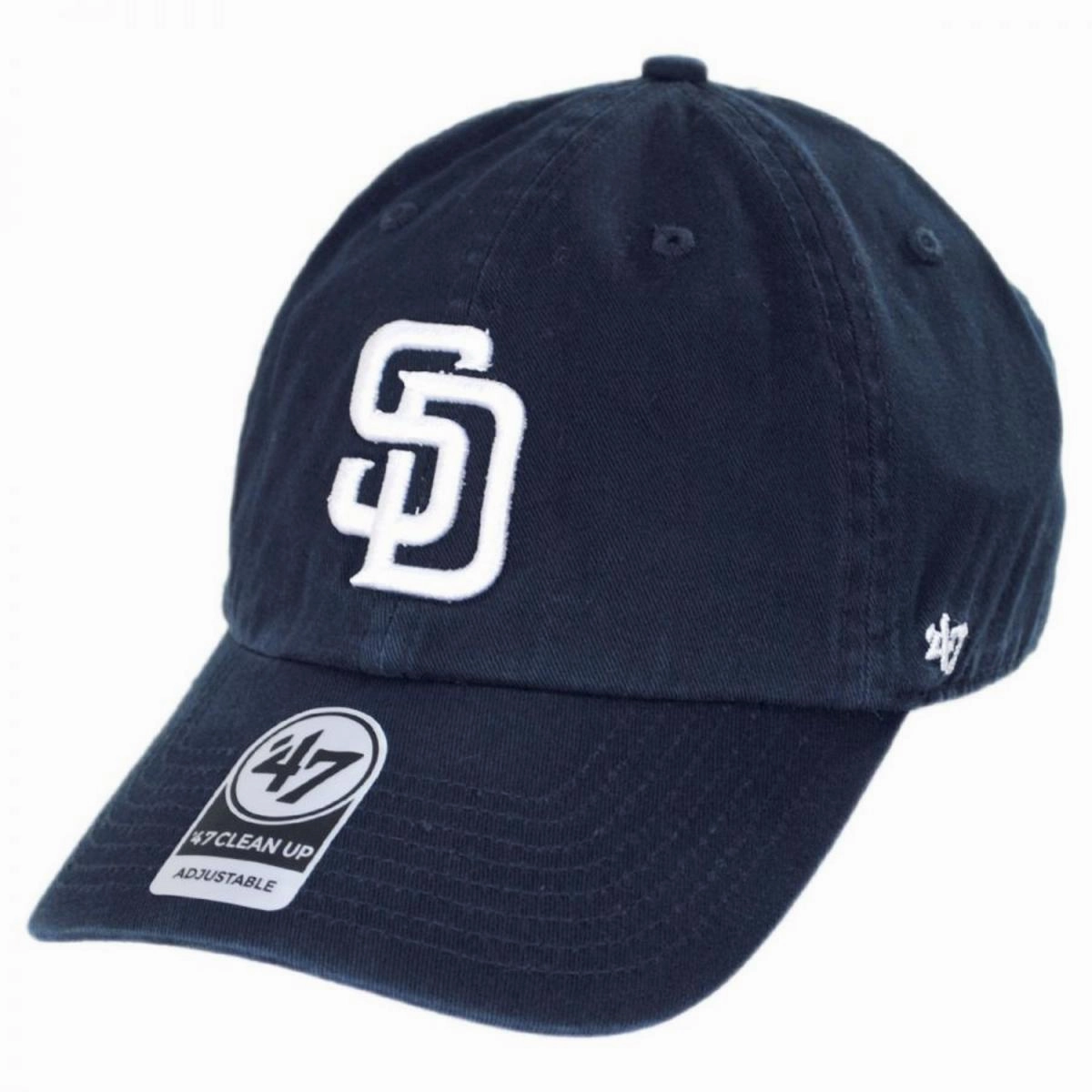 San Diego Padres MLB Clean Up Strapback Baseball Cap Dad Hat