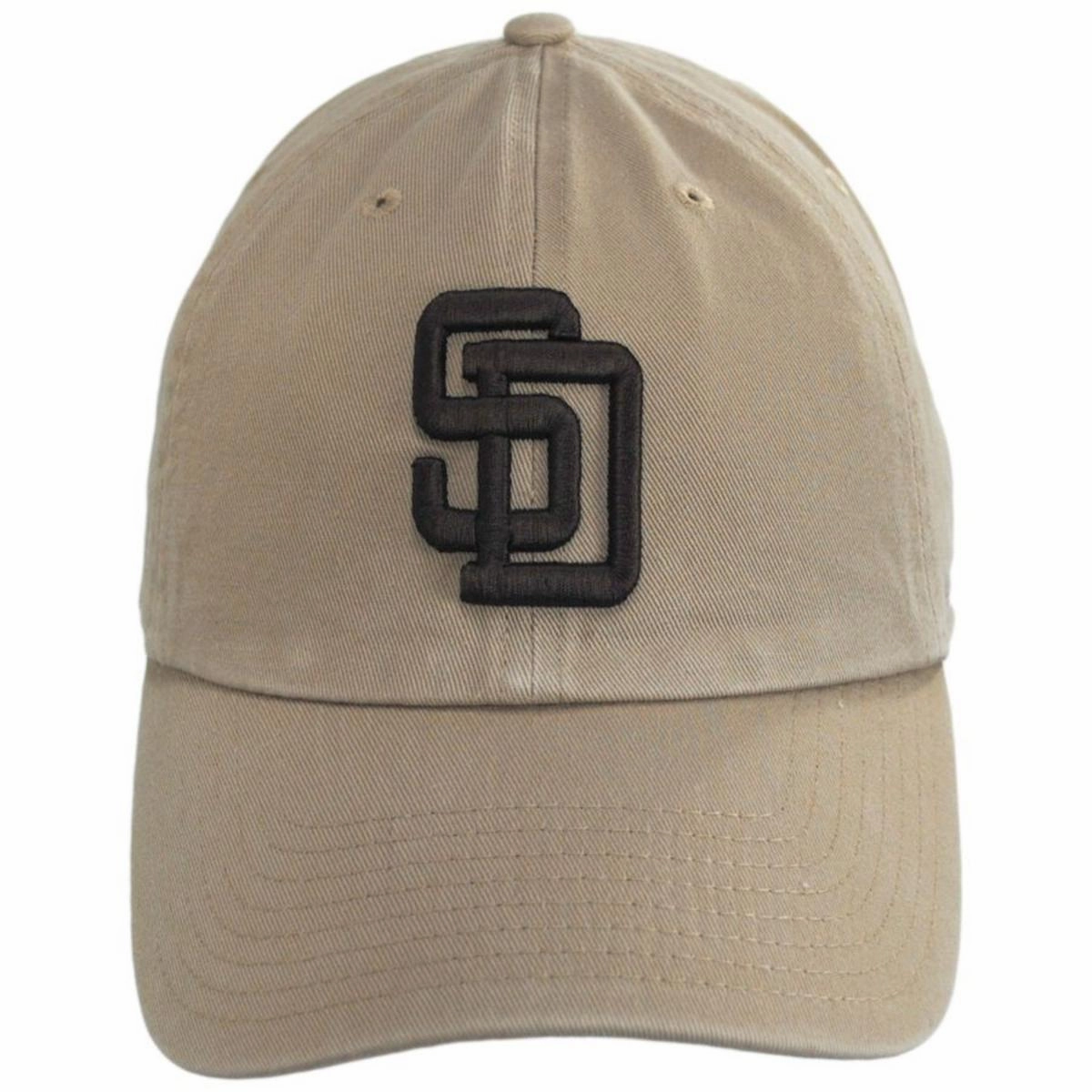 San Diego Padres MLB Clean Up Strapback Baseball Cap Dad Hat