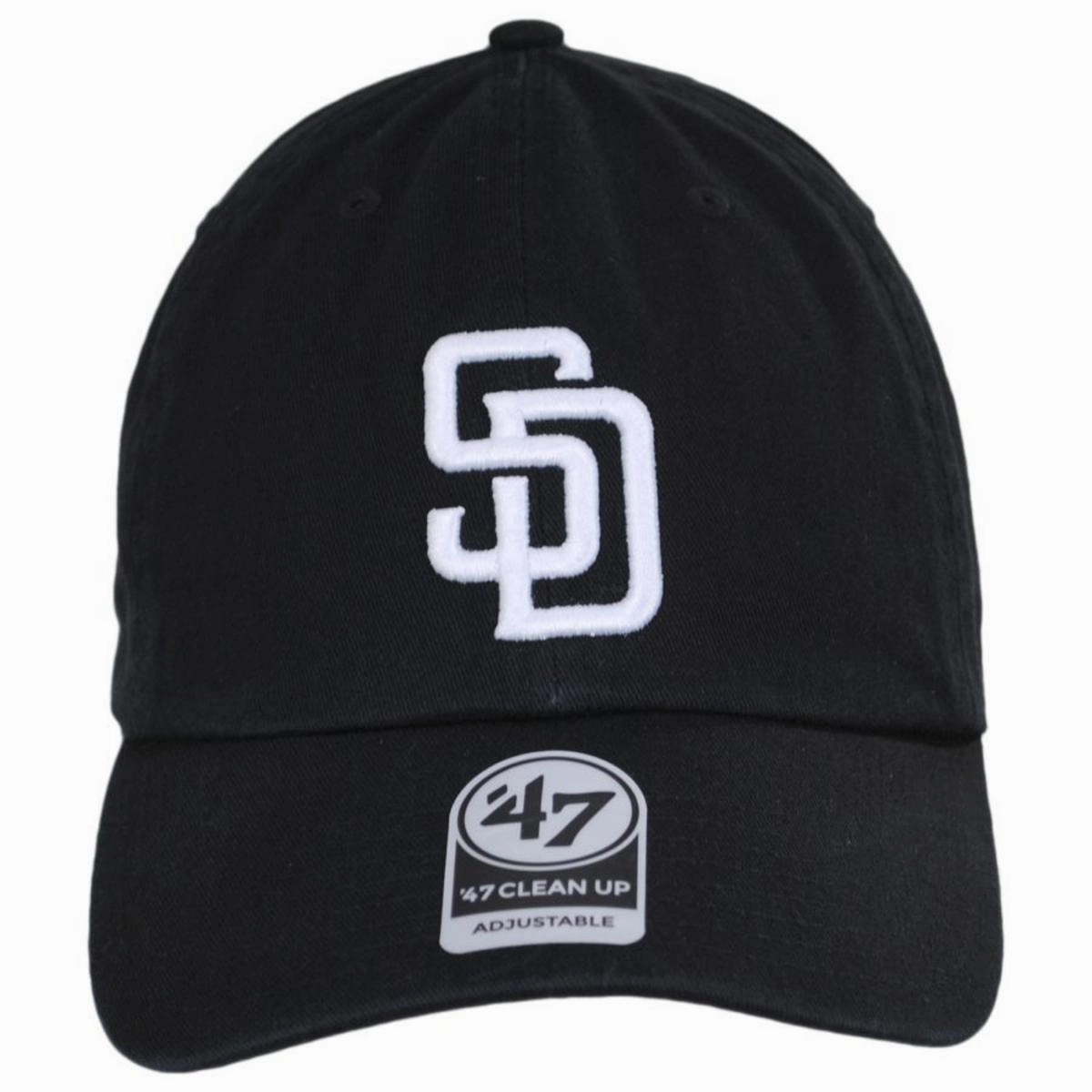 San Diego Padres MLB Clean Up Strapback Baseball Cap Dad Hat