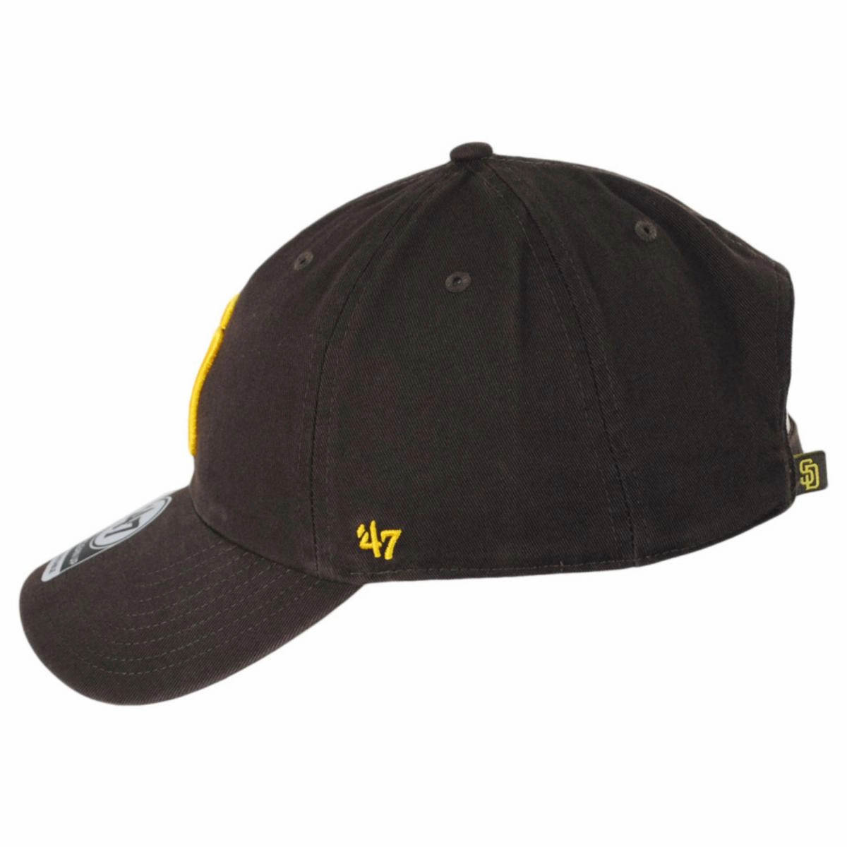 San Diego Padres MLB Clean Up Strapback Baseball Cap Dad Hat