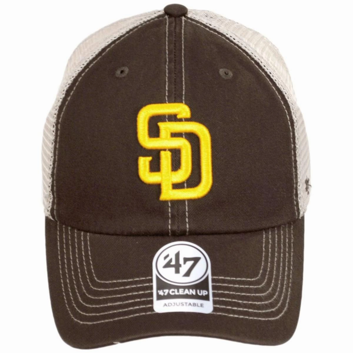 San Diego Padres Trawler 47 Mesh Clean Up Baseball Cap