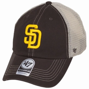 San Diego Padres Trawler 47 Mesh Clean Up Baseball Cap